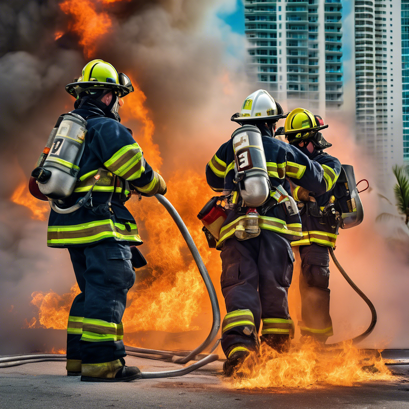 Heroic Miami-Dade Firefighters Battle High-Rise Inferno